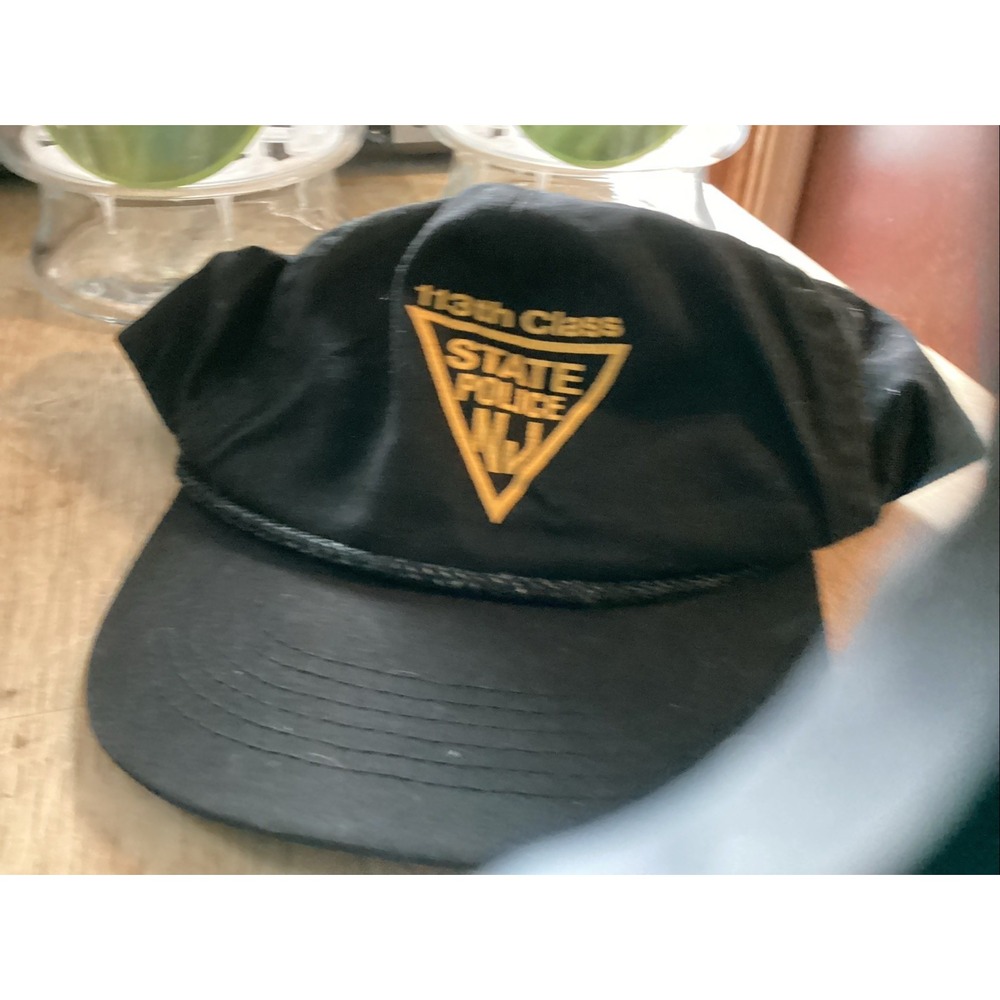 New Jersey State Police 113th Class Collectible Hat Black Ball Cap NJSP NJ